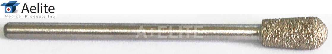 A+Elite SMALL OLIVE Diamond Bur Podiatry Chiropody Pedicure Stainless Drill Bit