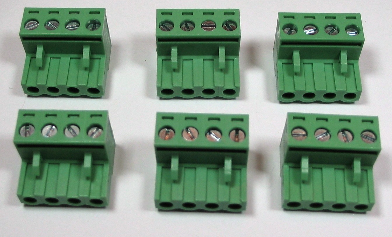 (6) Electro-Voice Plug / Connector - Fits: C4.2, C8.2, EVID 4.2, EVID 6.2, ZX1i