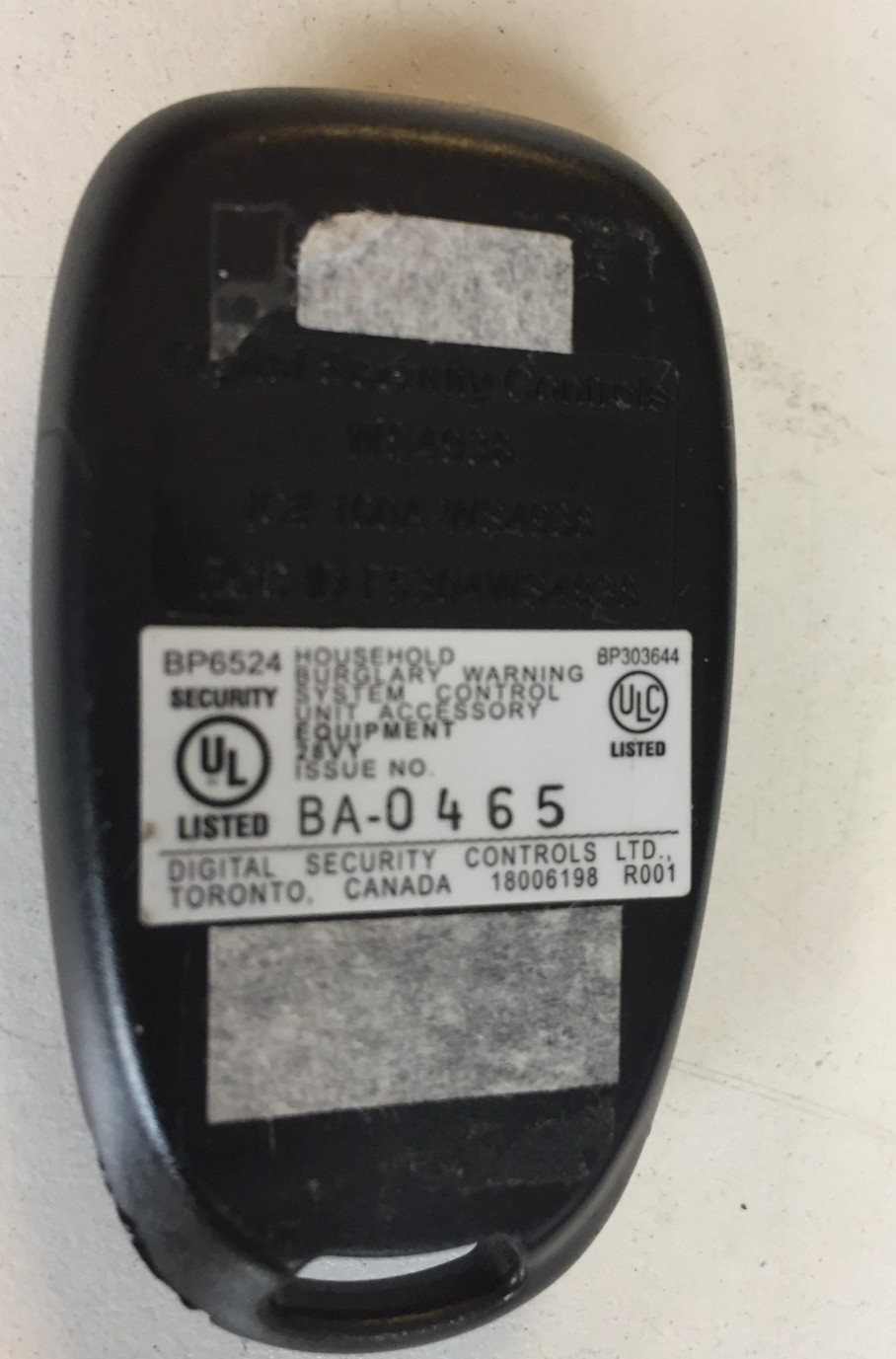 DSC WS4938 Single Button Wireless Panic used