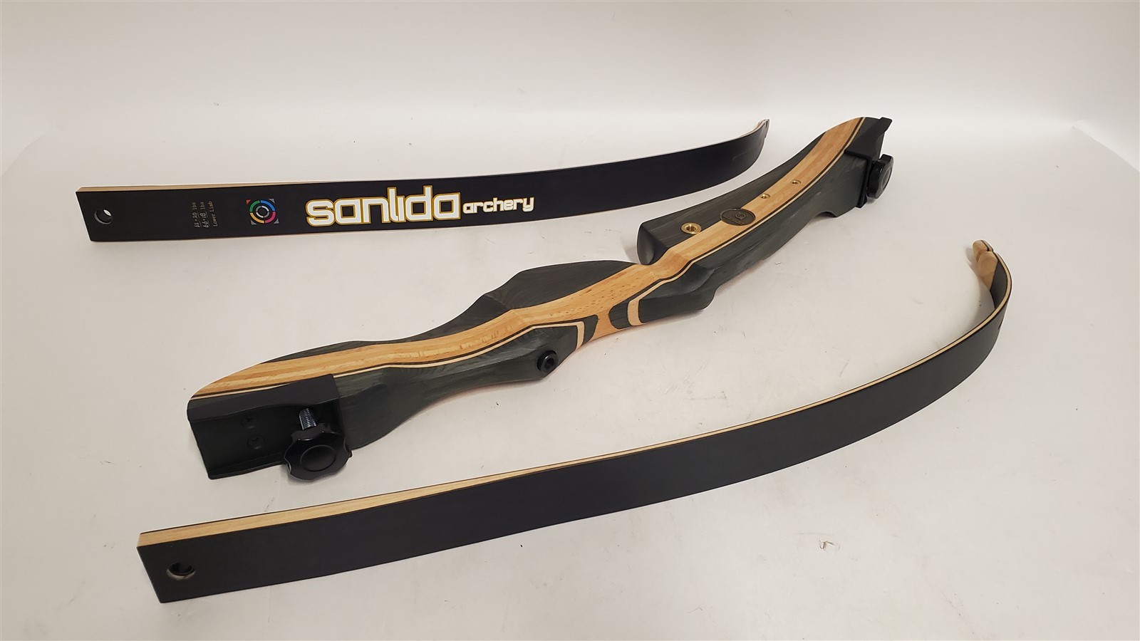 Noble 66" Standard Beginner & Intermediate Recurve Bow Kit, Black *No Sight*