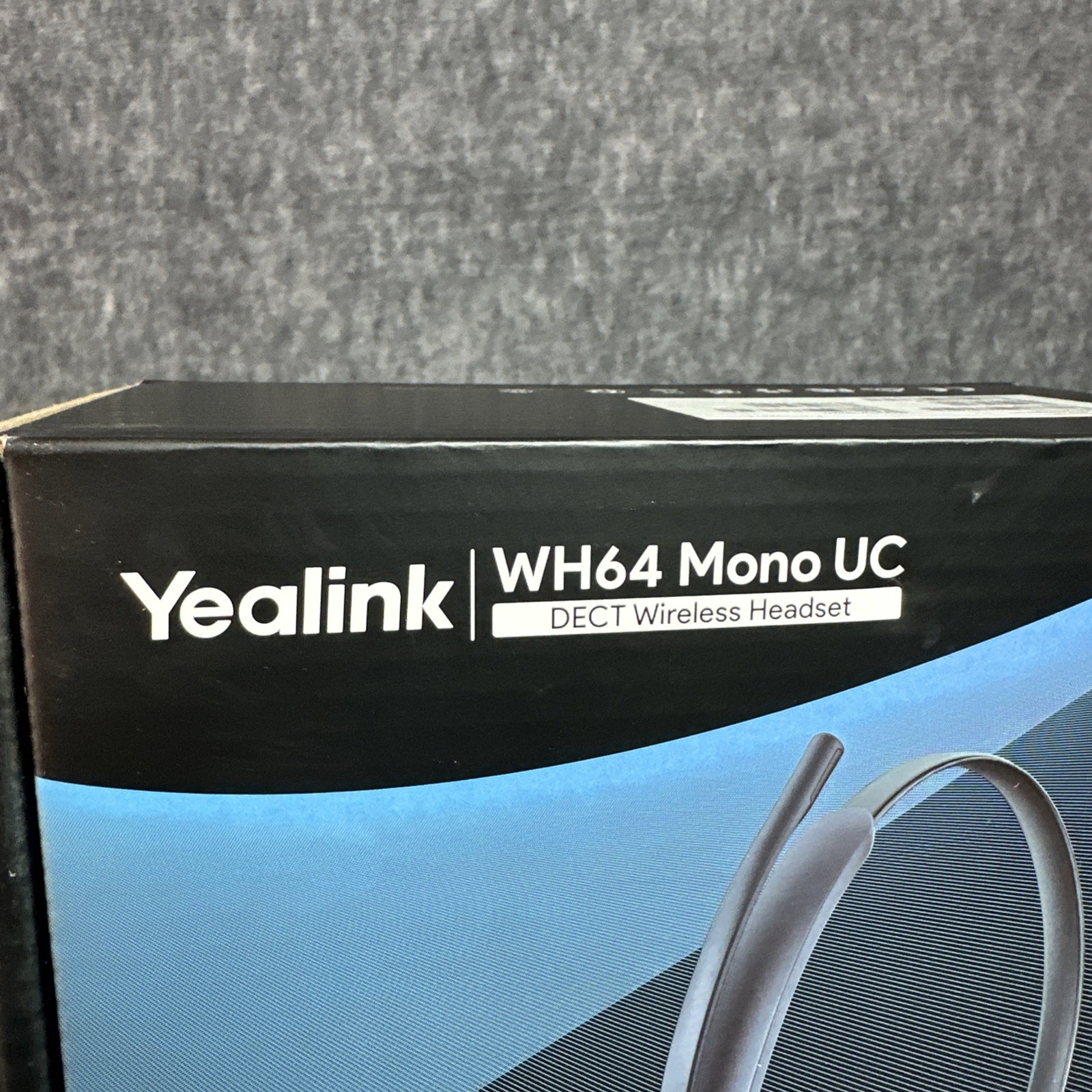 Yealink WH64 DECT & Bluetooth Mono UC Zoom Wireless Headset 606 ft Range NEW