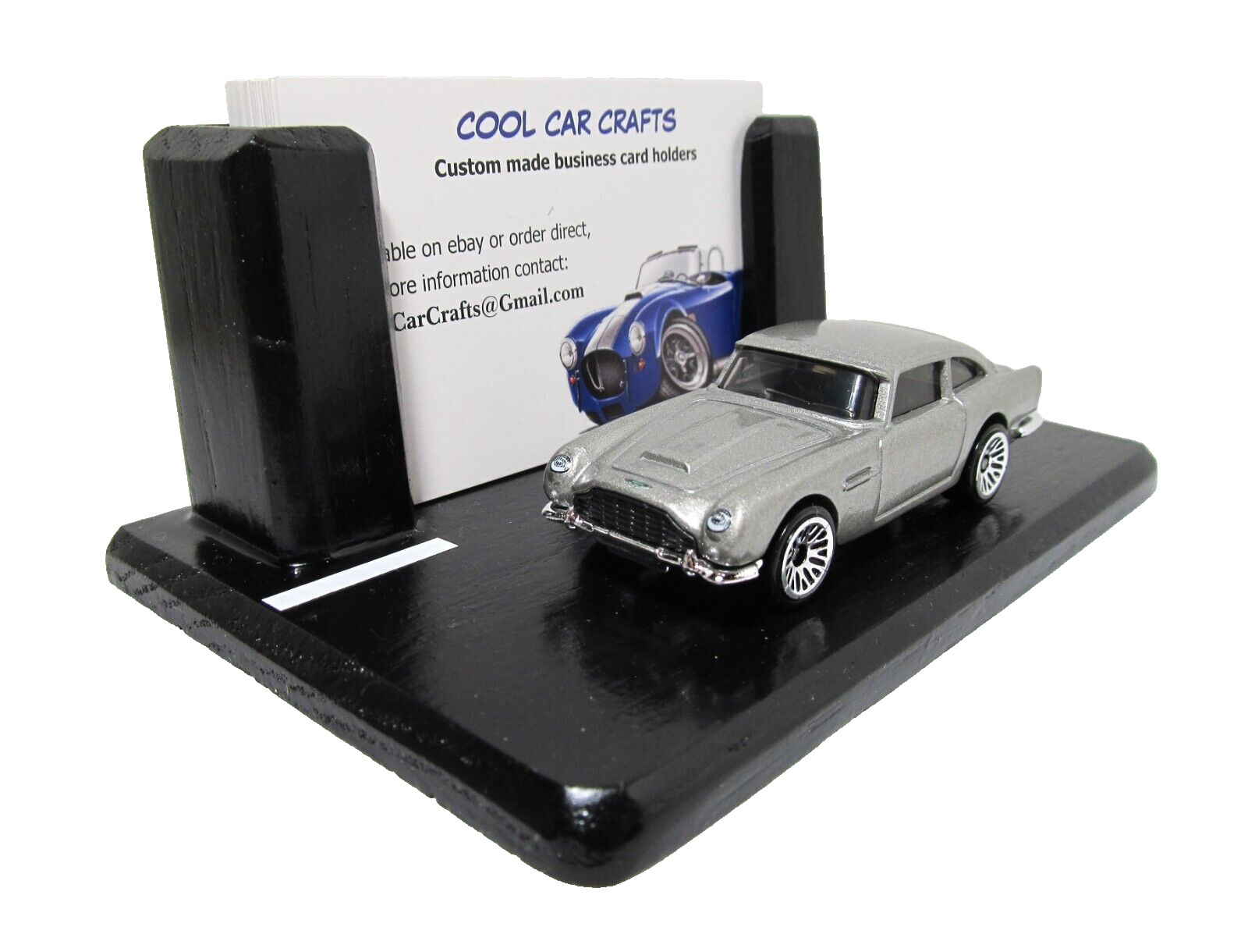 Aston Martin DB5 Business Card Holder desk display "James Bond" 007 movie car