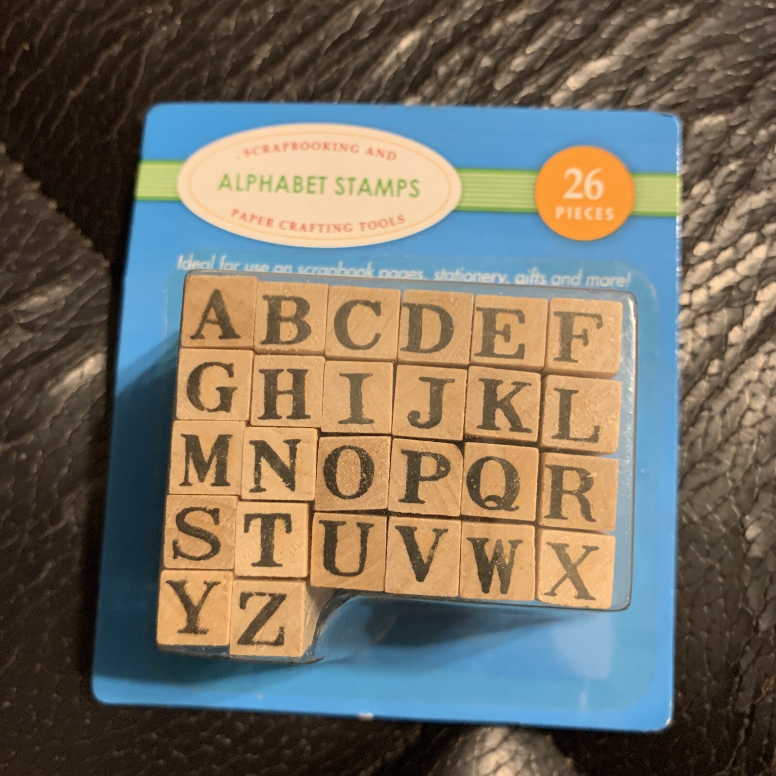 26 PCS. Alphabet Stamps: Scrapbooking & Paper Crafting Tools (NEW)