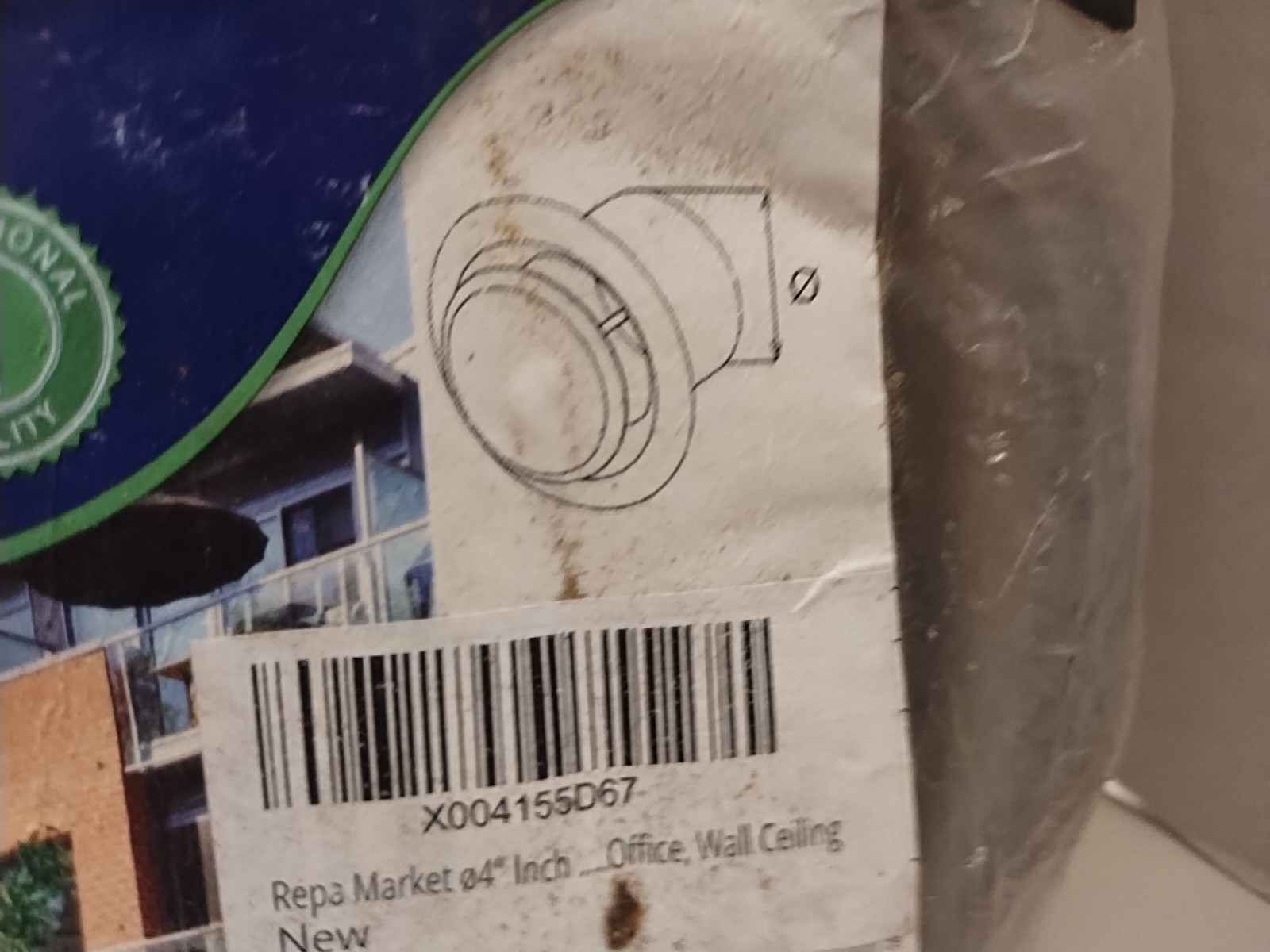 Europlast Ventilation Grill Metal Round 4"