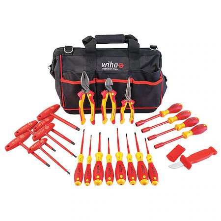 Wiha 32973 Insulated Tool Set, 22 Pieces, 1000Vac Max