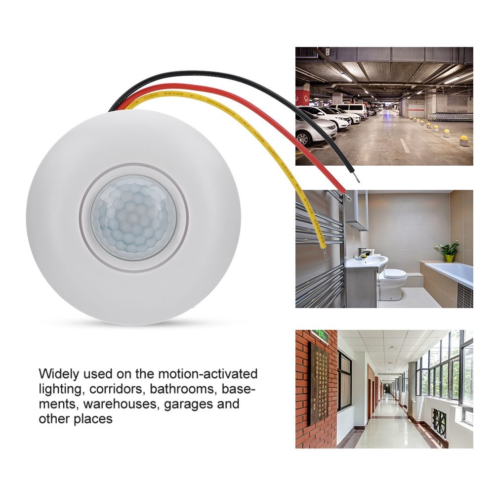 12V 360° Infrared PIR Motion with Time Delay for default