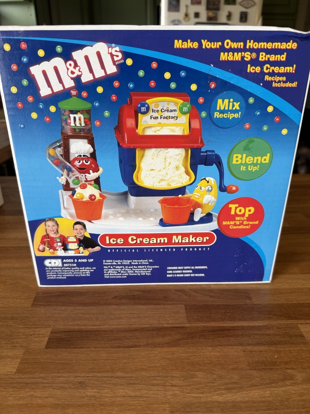 NEW Unused M&M's Candy Ice Cream Maker Official Licensed Product