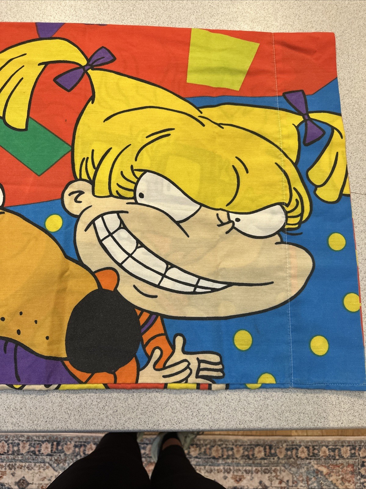 Vintage Rugrats Pillow Cases 2 GUC Preowned 90s Nickelodeon
