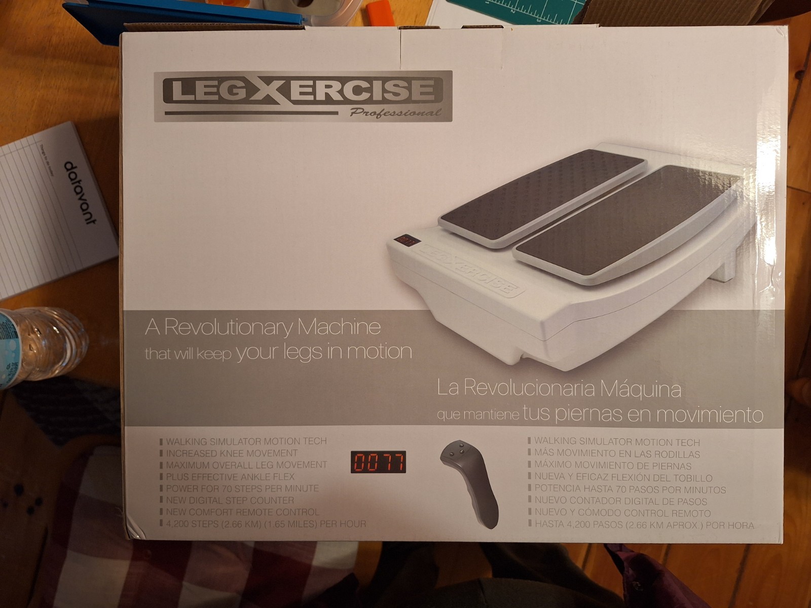 LegXercise Pro LEGX‑012 Motorized Leg Activator Machine w/ Remote New