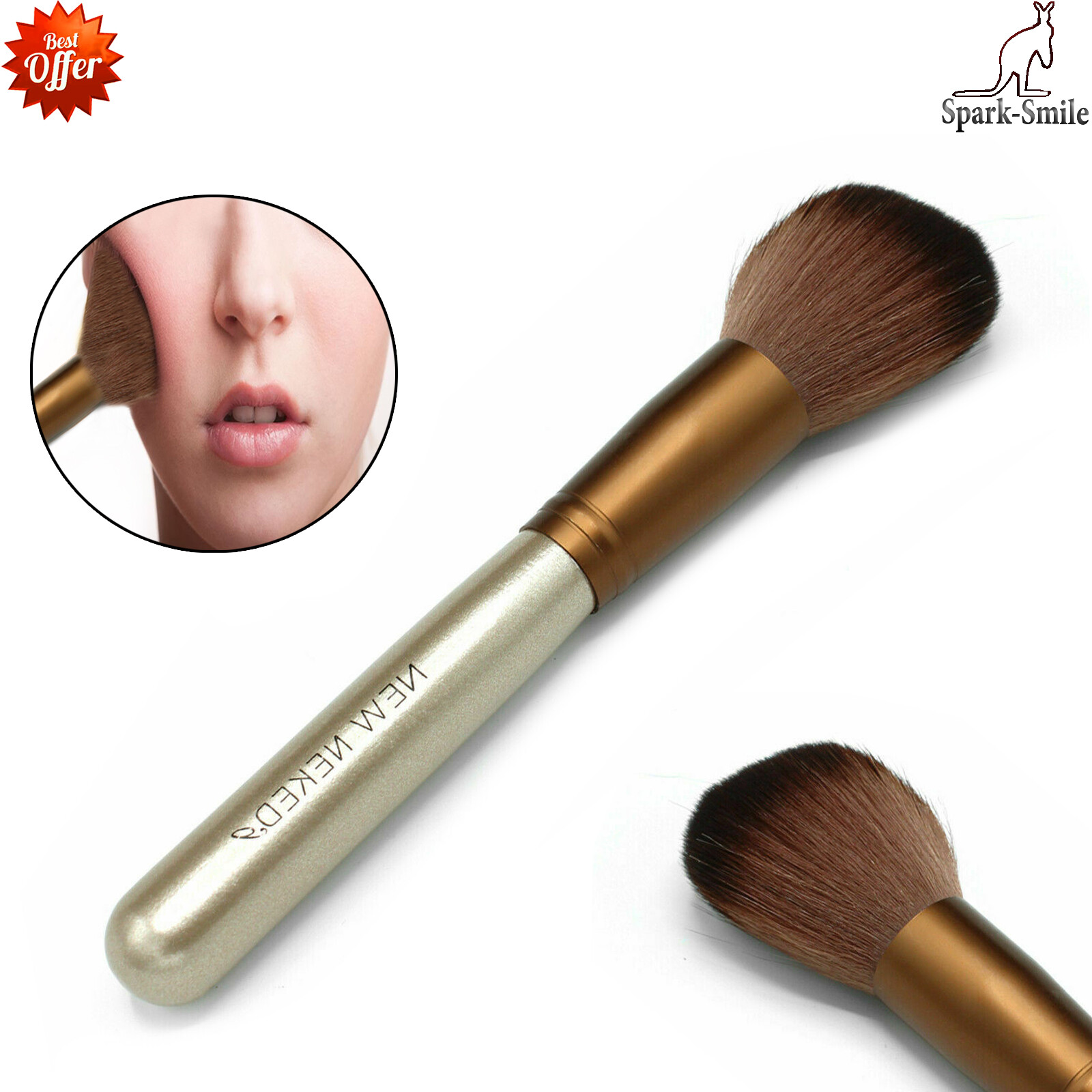 Makeup Brushes Cosmetic Eyebrow Blush Soft Foundation Blush Makeup Brush New