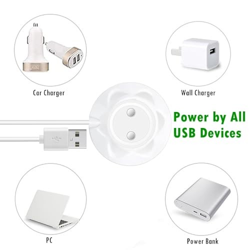 Magnetic USB Charger Cable, Replacement Fast Rose Charging Cord Dock Station