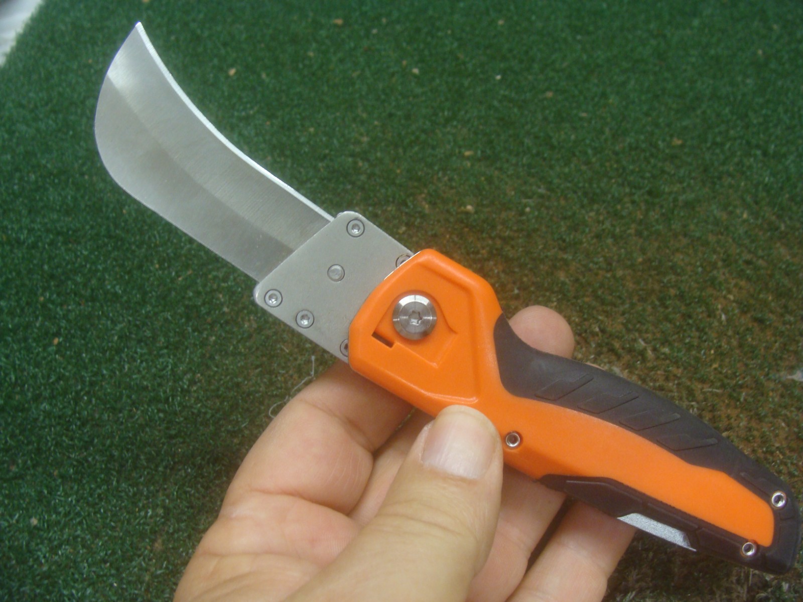 Klein Tools 44218 Folding Cable Skinning Utility Hawkbill Knife - GOOD SHAPE