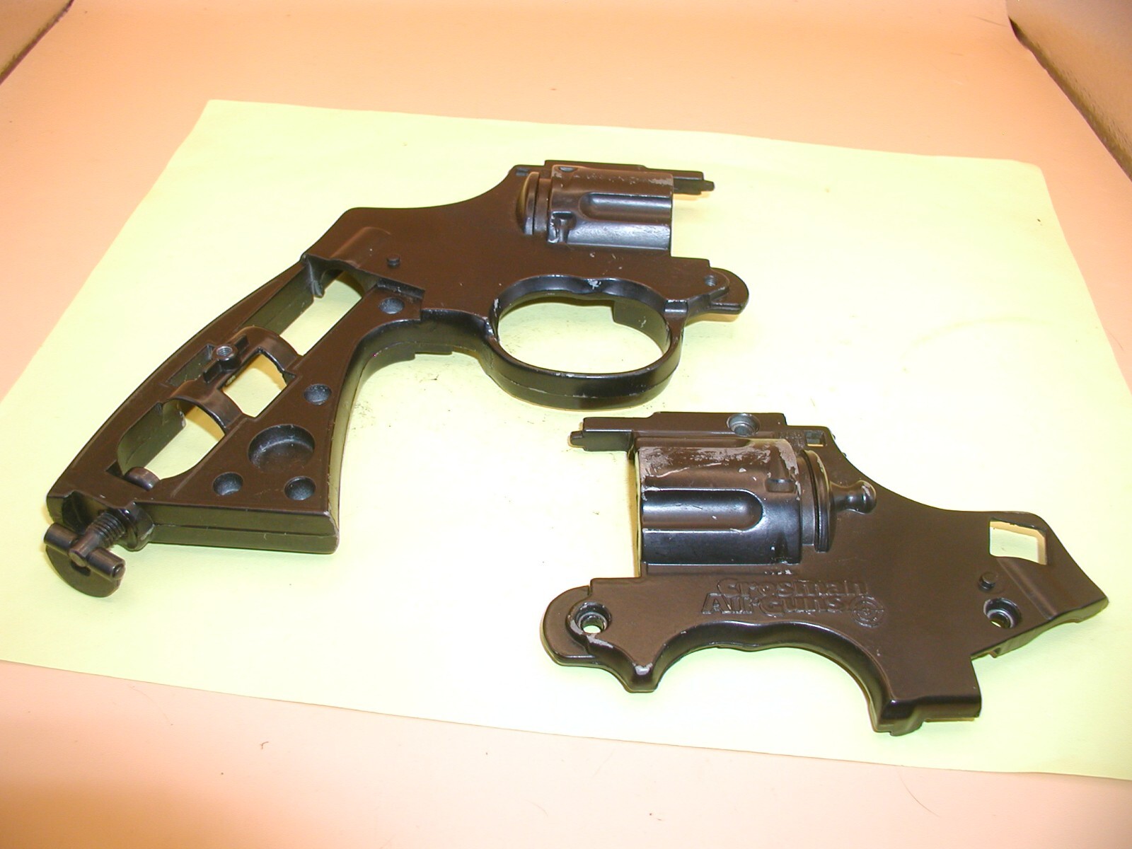 Crosman 357 - Frame and Side Cover, Metal Black