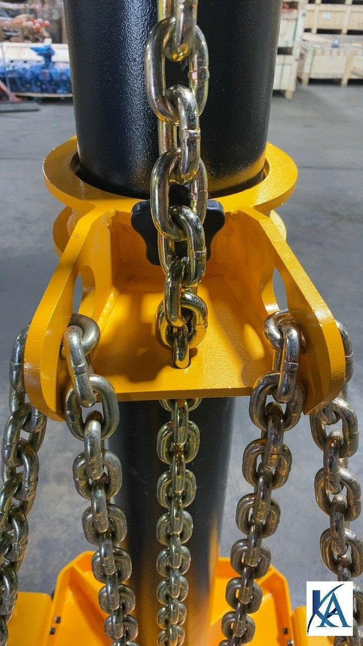 10 TON Portable Puller Auto Body Frame Machine FREE CHAINS,ANCHOR POTS,FOOT PUMP