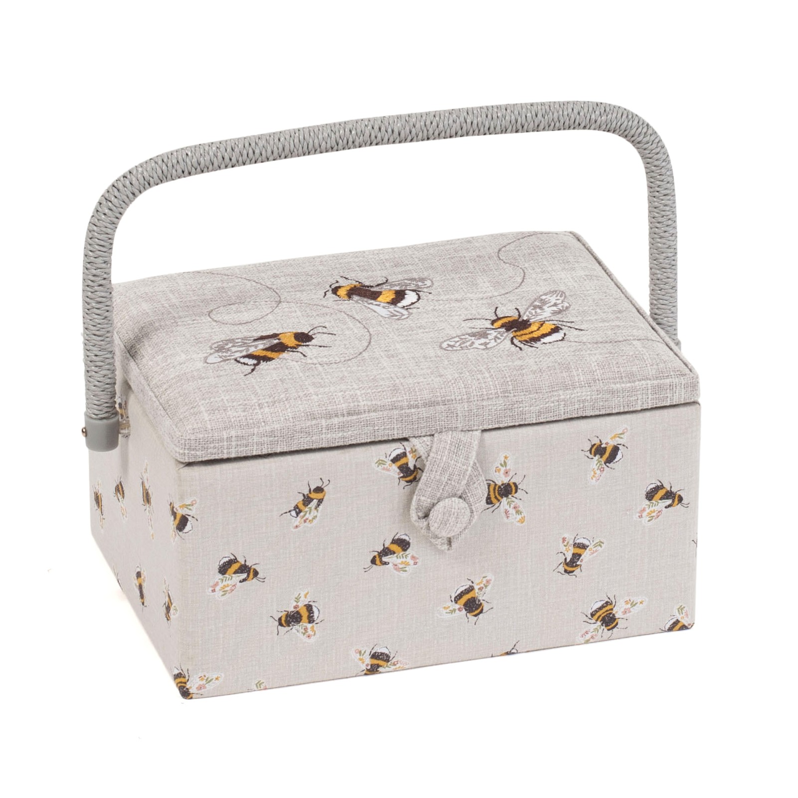 Hobby Gift Sewing Box (M): Embroidered: Bee