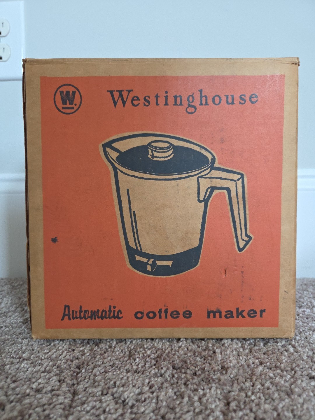 1950’s Westinghouse Automatic Coffeemaker w/ Original Box and Manual Mid-century