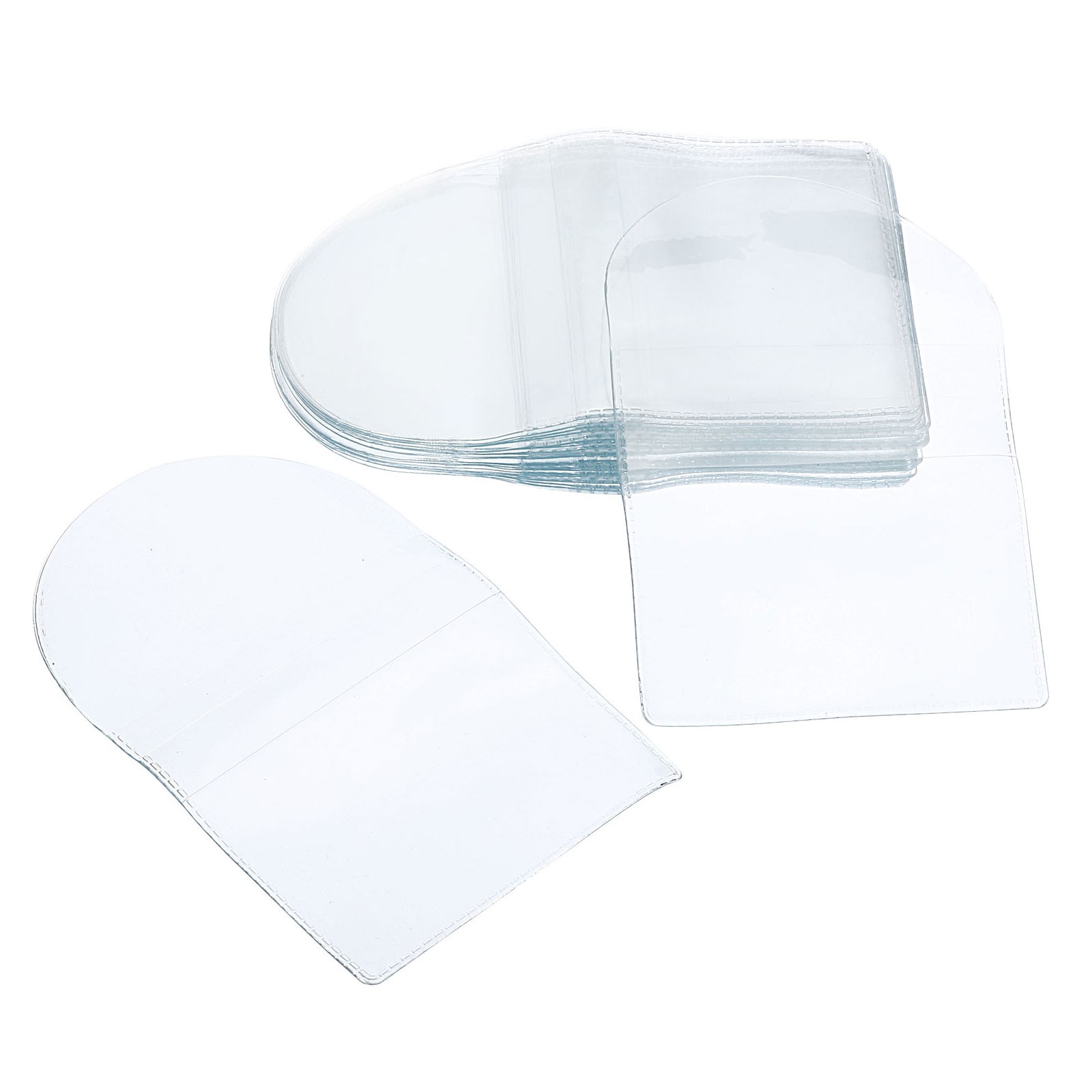 100Pcs Pocket Coin Sleeves Holders, Plastic Pocket Coin Flips (Clear, 3 x 3″)