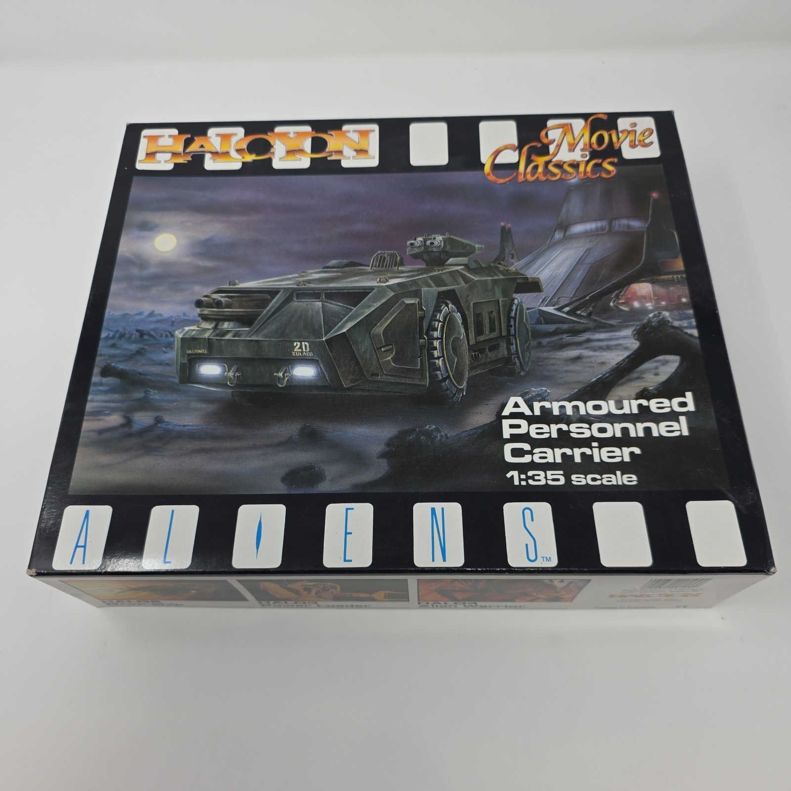 Aliens Armoured Personnel Carrier APC kit in 1/35 scale by Halcyon from 1989