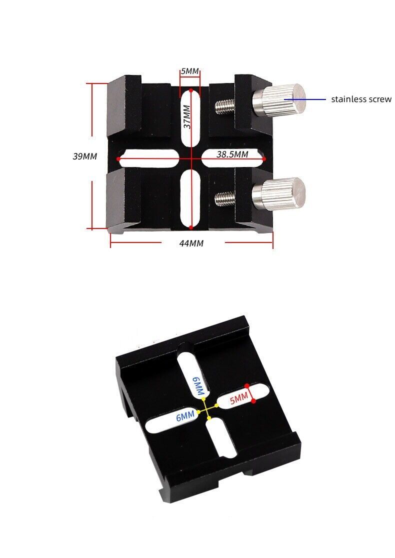 Solar Finder Scope Metal +Base Kit for Sun Positioning Solar Eclipse Observation