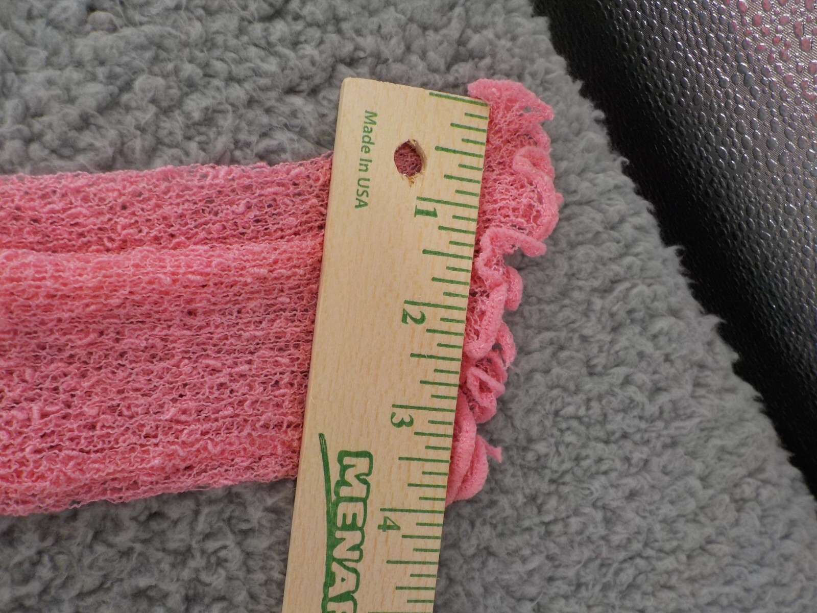 Favant Knitted Shawl Wrap Ladies One SZ Petite Pink Front Tie Delicate Jacket