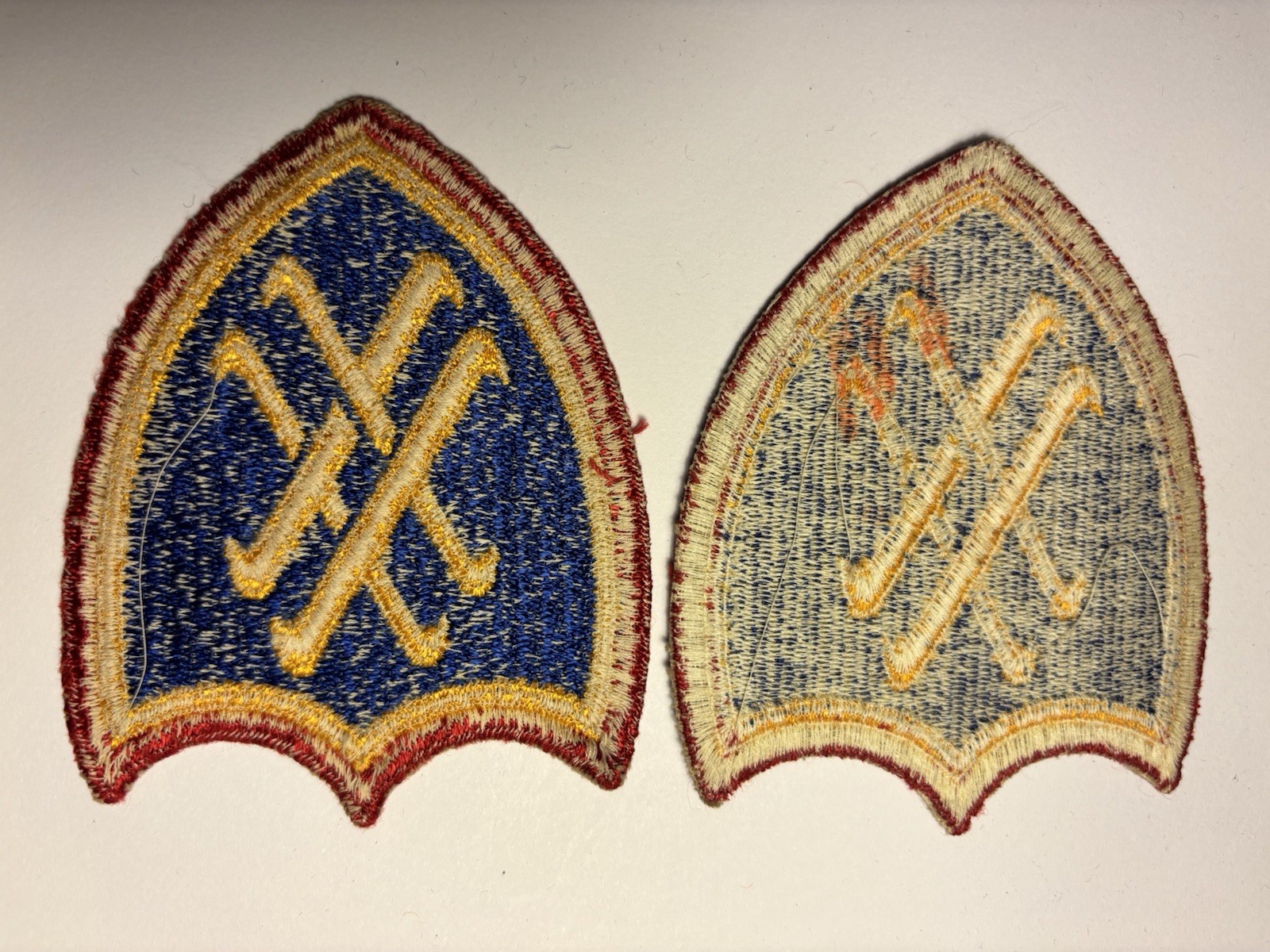 U.S. Army XX Corps 20th Corps WW II Era Original Patch -1ea Patch