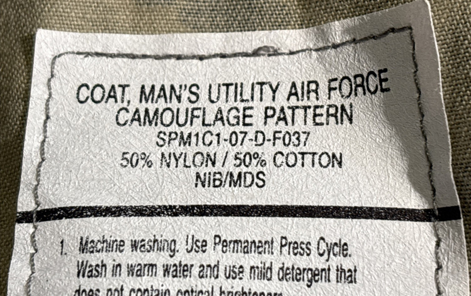 US AIR FORCE Utility Air Force Digital Camouflage Coat Men's Size 34 Regular