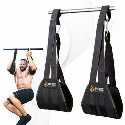2 pk lot DMOOSE FITNESS HANGING ABDOMINAL STRAPS FOR CORE & AB EXERCISE uns nwop