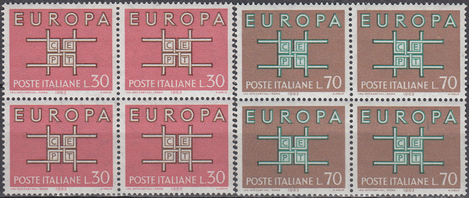 Italy Europa CEPT 1963 MNH-4 Euro