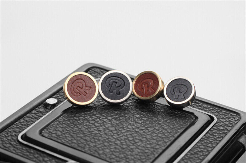Rolleiflex Rollei 35 Camera Shutter Release Button Steel Brass Leather Metal Key