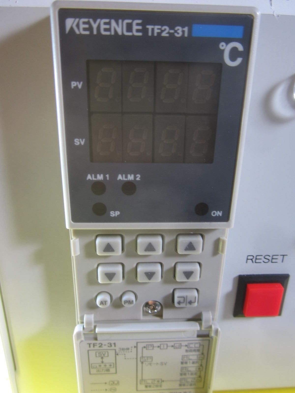 Heater Tape Unit with Keyence TF2-31 Controller T2DC1-11700-10007