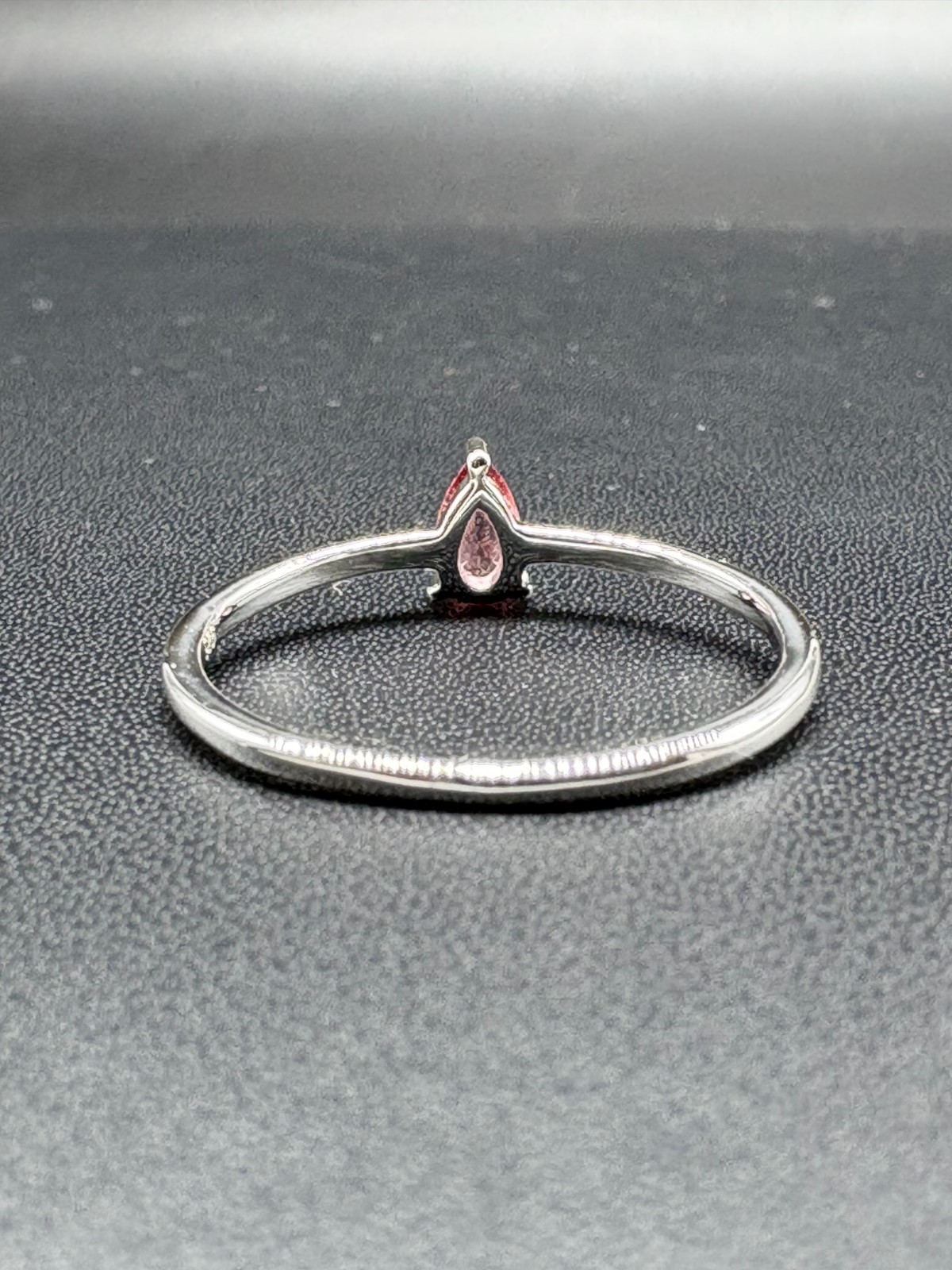 Color Shift Garnet Sterling Silver Ring, January Birthstone, Tiny Ring
