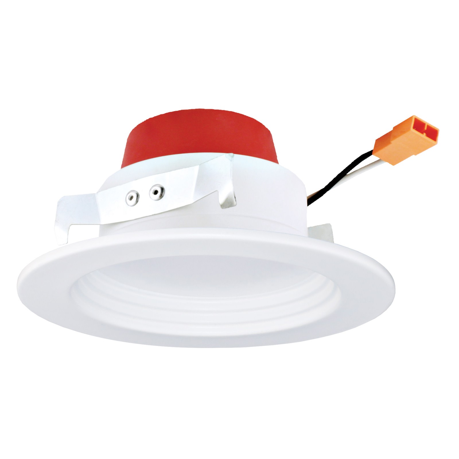 Elco EL460CT5 4" Integrated LED Baffle Recessed Trim - White