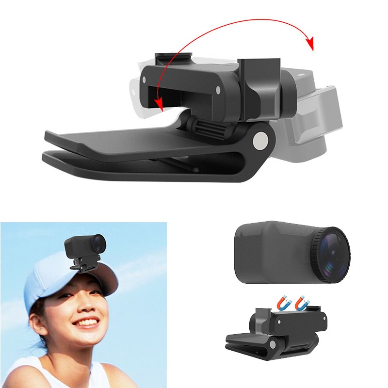 Magnetic Quick-Release Cap Hat Clip for DJI OSMO NANO Camera Mount Accessories