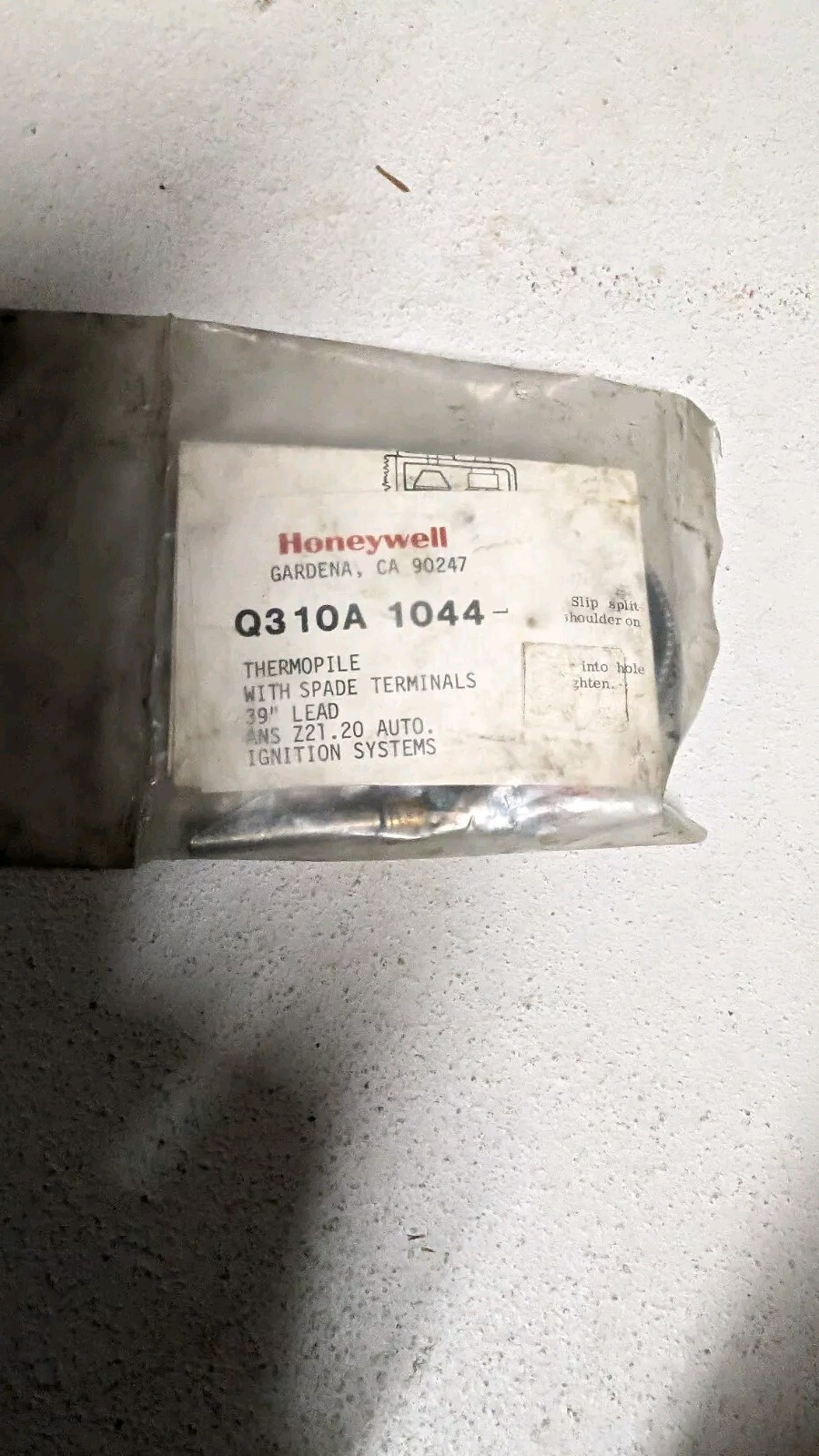 BRAND NEW HONEYWELL THERMOPILE # Q310A 1044