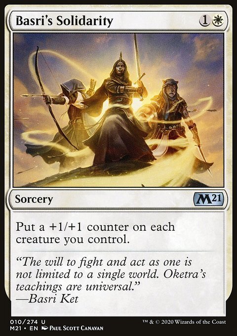 MTG Magic the Gathering Basri's Solidarity (10/417) Core Set 2021 LP