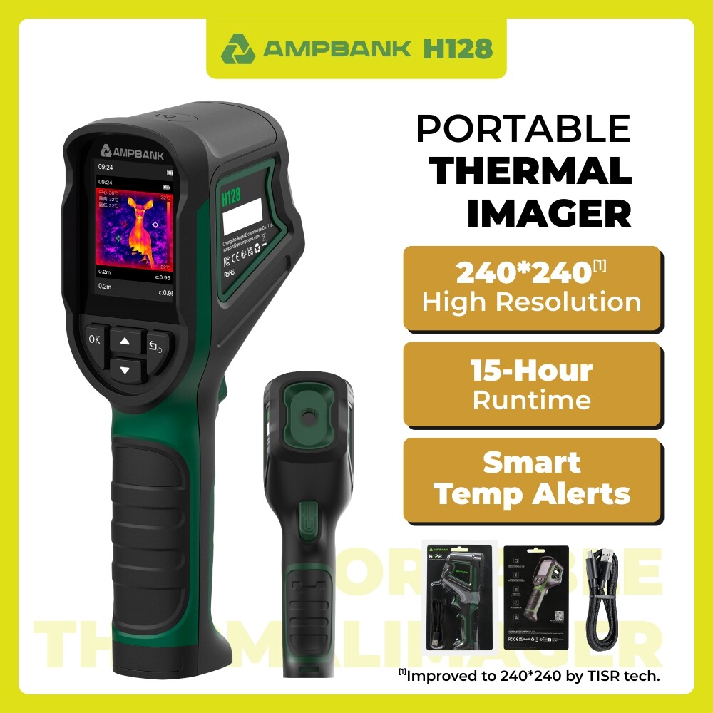 US AMPBANK H128 Infrared Thermal Imager Handheld Thermal Camera -20℃ ~ 450℃