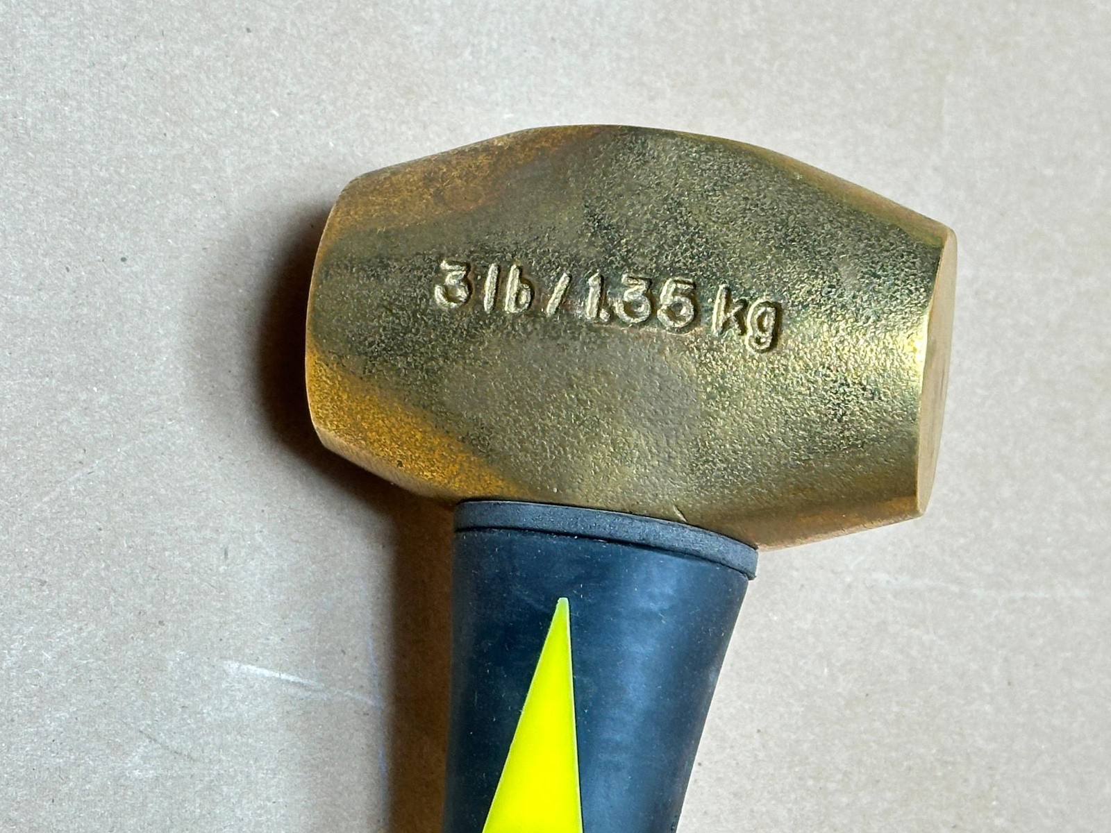 Klein Tools 819-03 No Spark 3Lb Brass Hammer