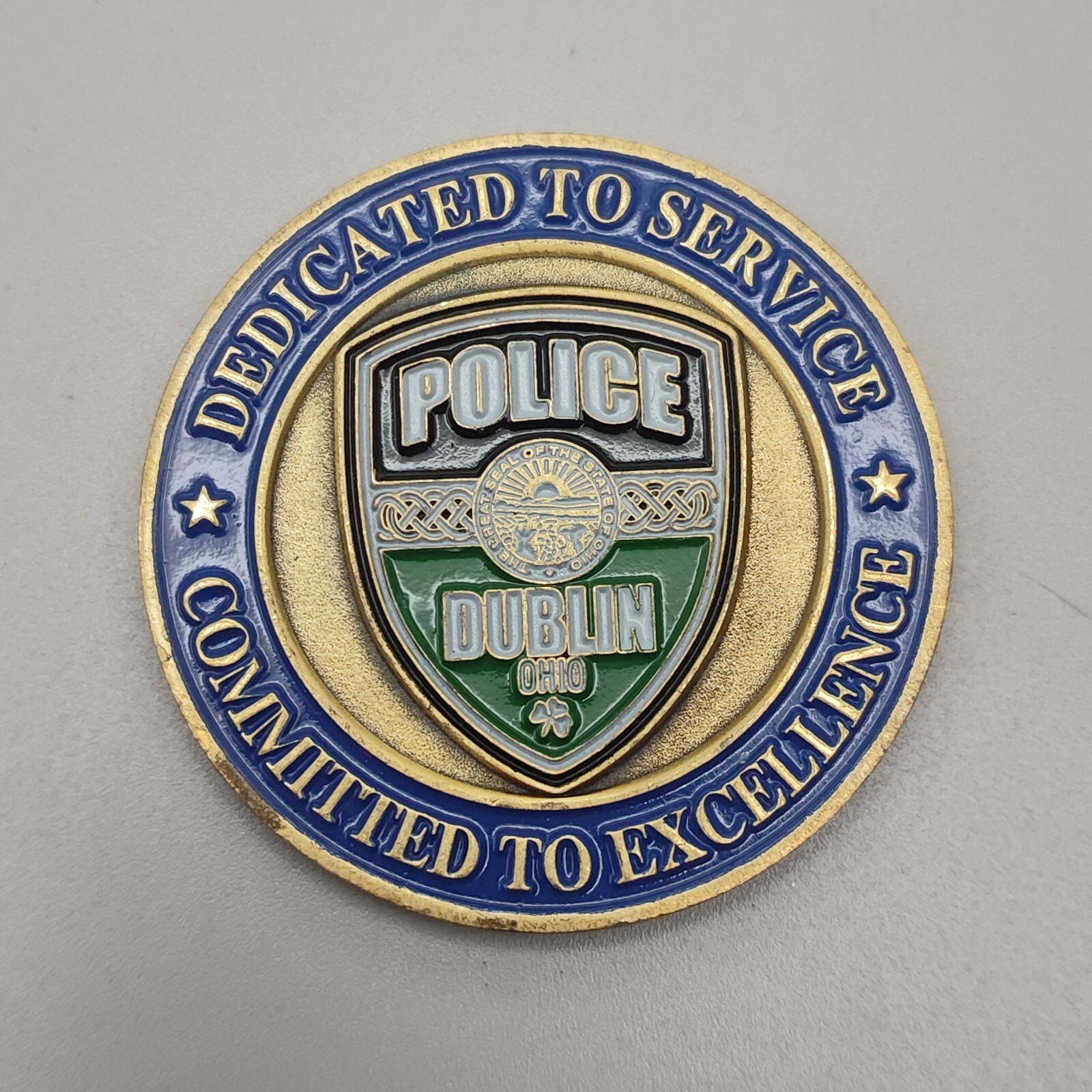 Ohio City of Dublin Police Department Challenge Coin