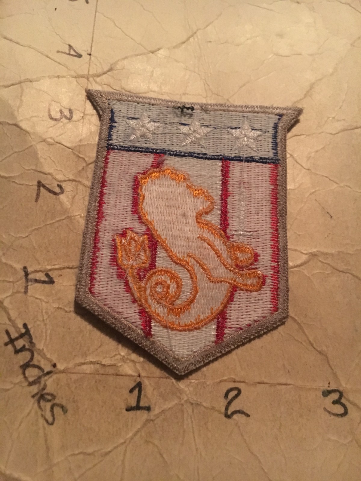 old style US Army Ryukus Command patch 10/12/25 modern repro
