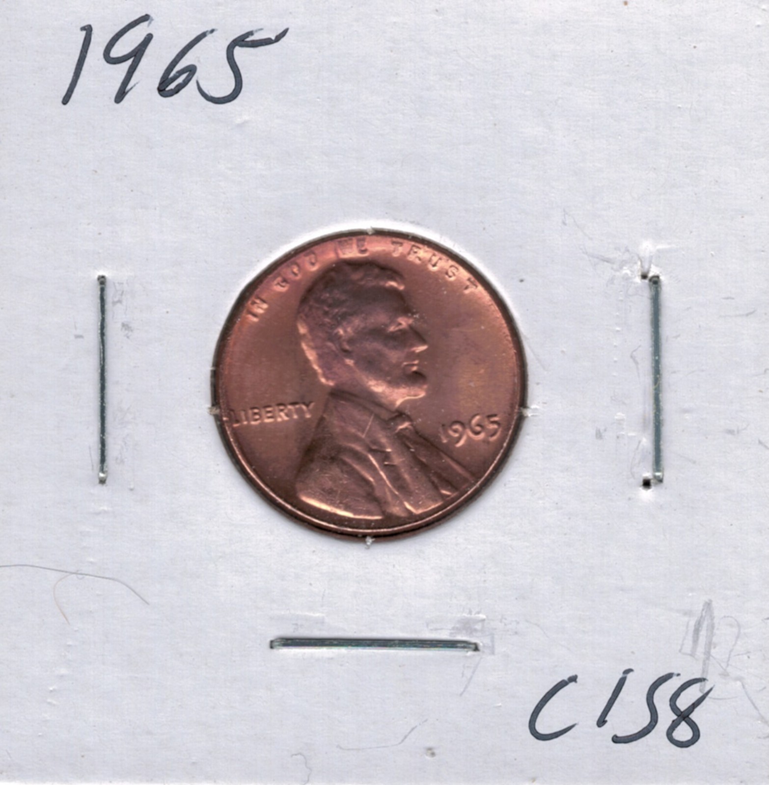 1965 Lincoln Memorial Penny C158 !!!Free Shipping!!!