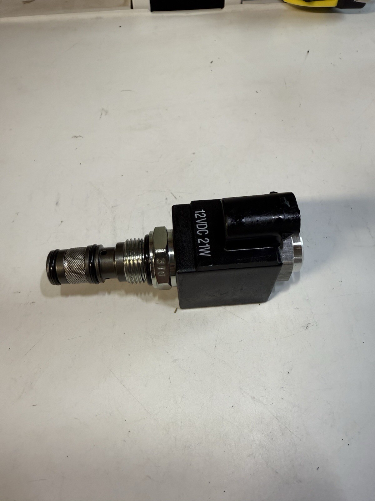 Tecnord Hydraulic Solenoid Valve 12VDC 21W Replacement Unit Cartridge Black