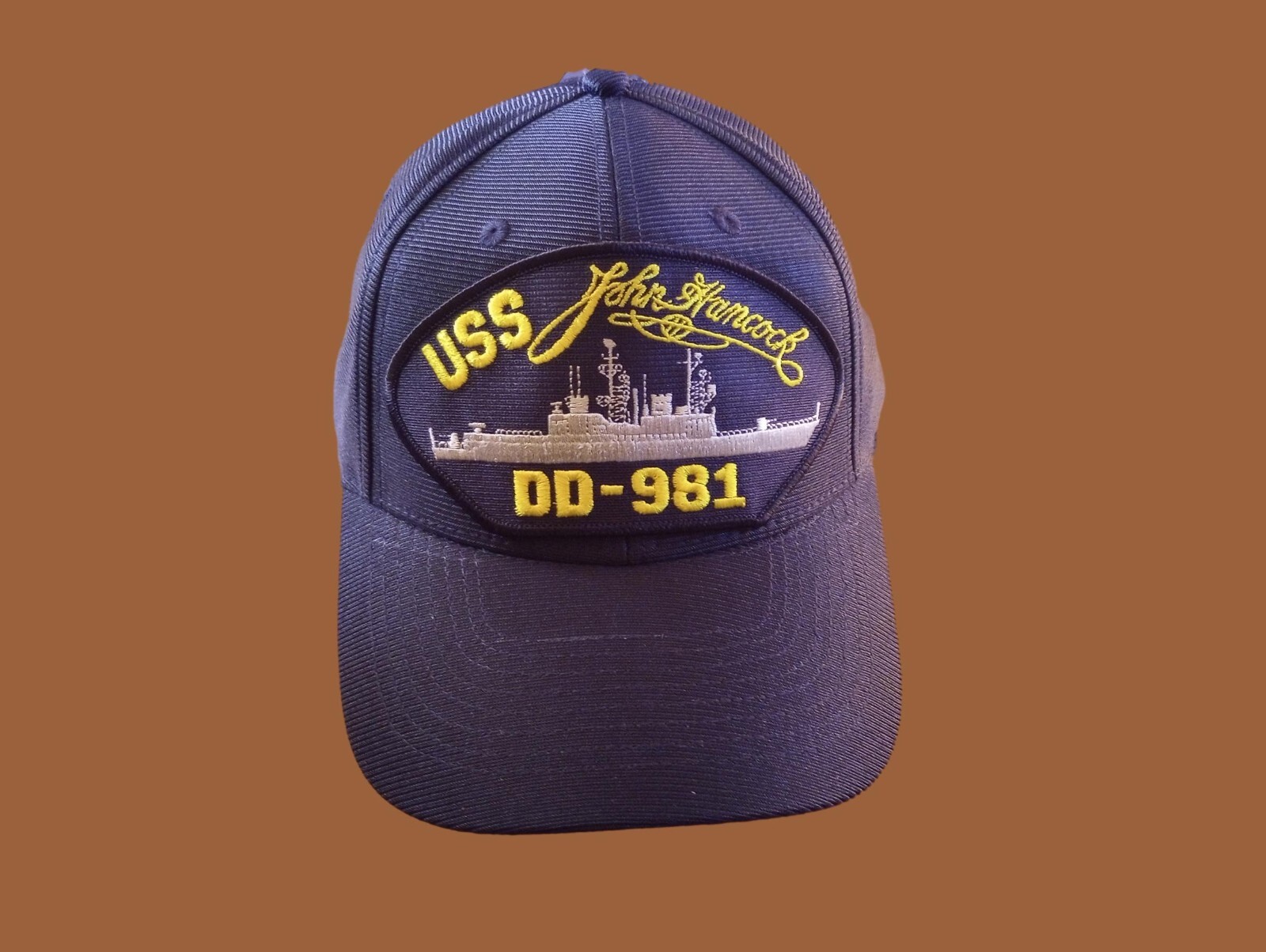 USS JOHN HANCOCK DD- 981 NAVY SHIP HAT OFFICIAL U.S MILITARY BALL CAP USA MADE