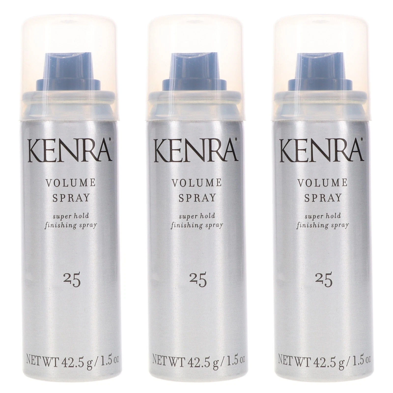 Kenra Volume Spray Hair Spray #25 Travel size 1.5 oz each 3 Pack