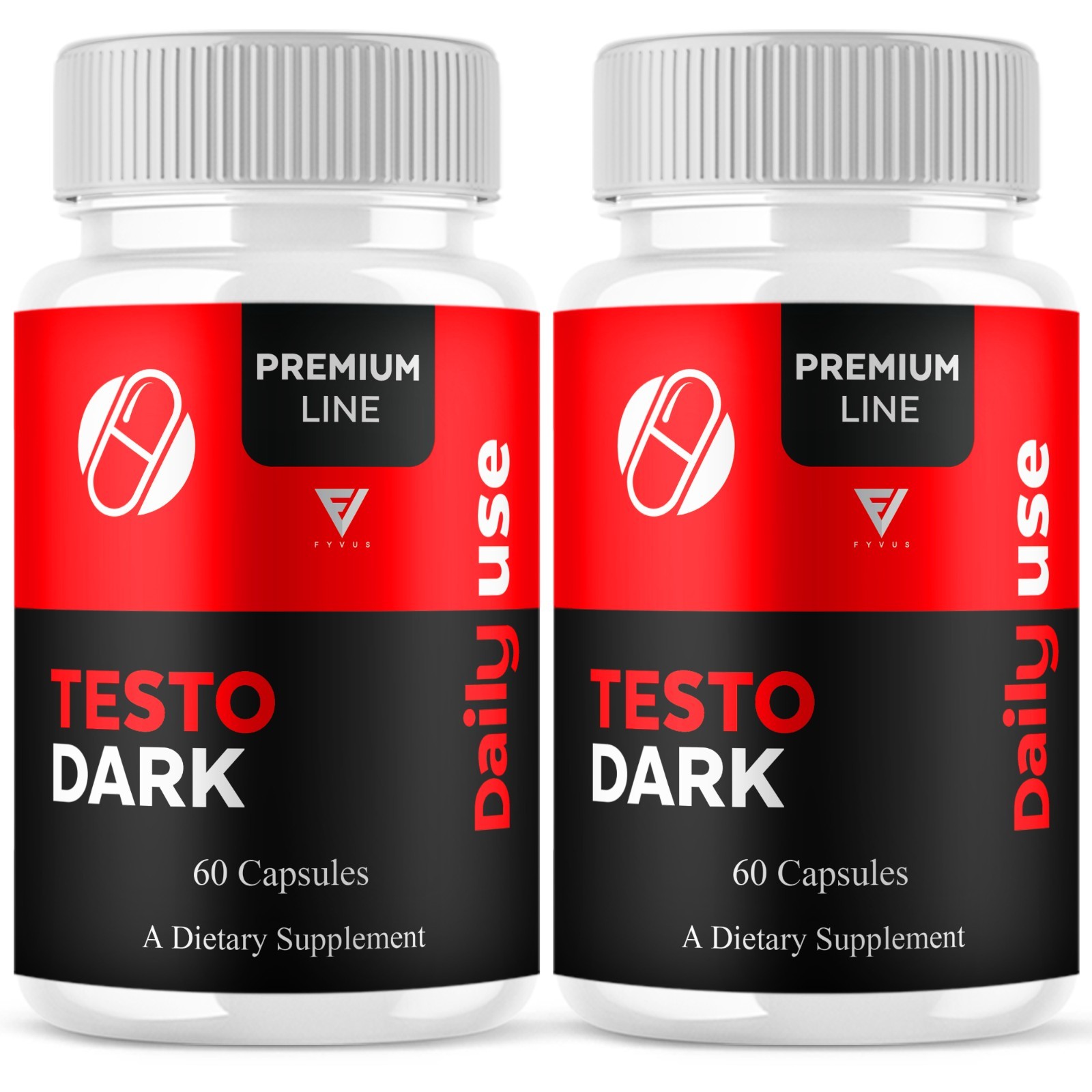 (2 Pack) Testo Dark Capsules, Testo Dark Maximum Performance (120 Capsules)