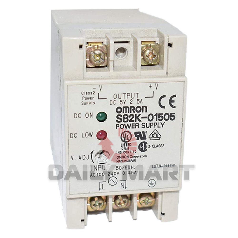 New In Box OMRON S82K-01505 Switching Power Supply