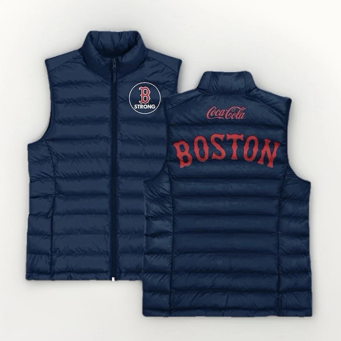 BOSTON RED SOX Adult Puffer Puffy Vest Size XL Patriots Day SGA 4/21/25