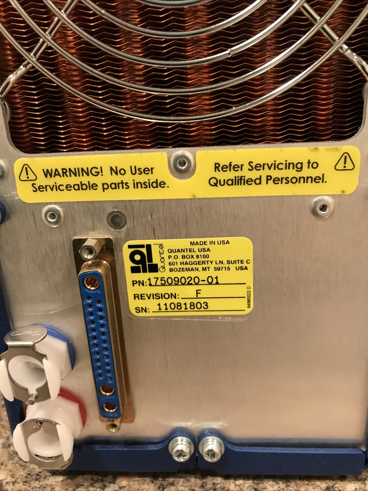 QUANTEL CFR200 PULSED LASER POWER SUPPLY
