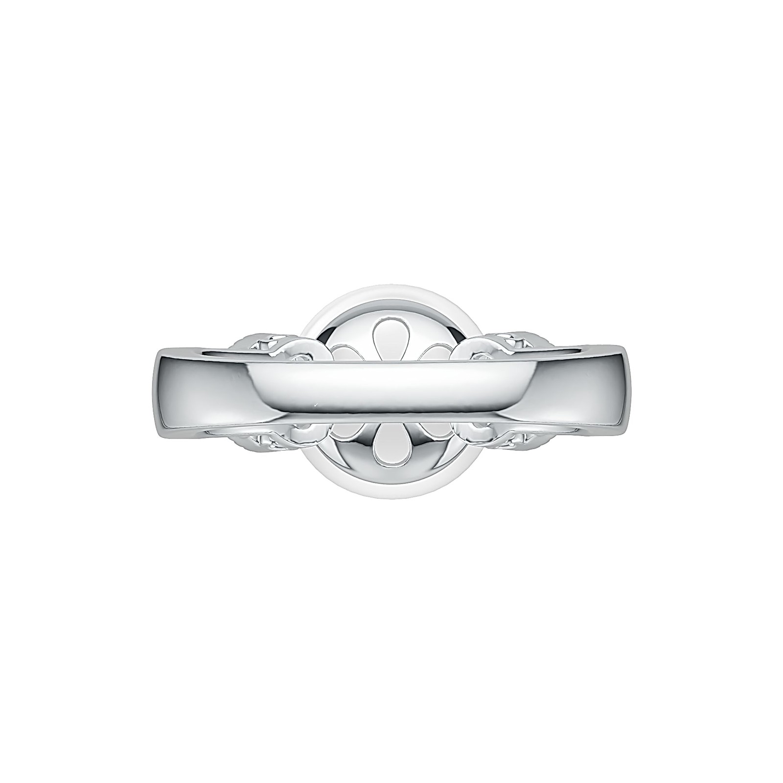 Sterling Silver Semi Mount Ring Setting Round RD 10x10mm
