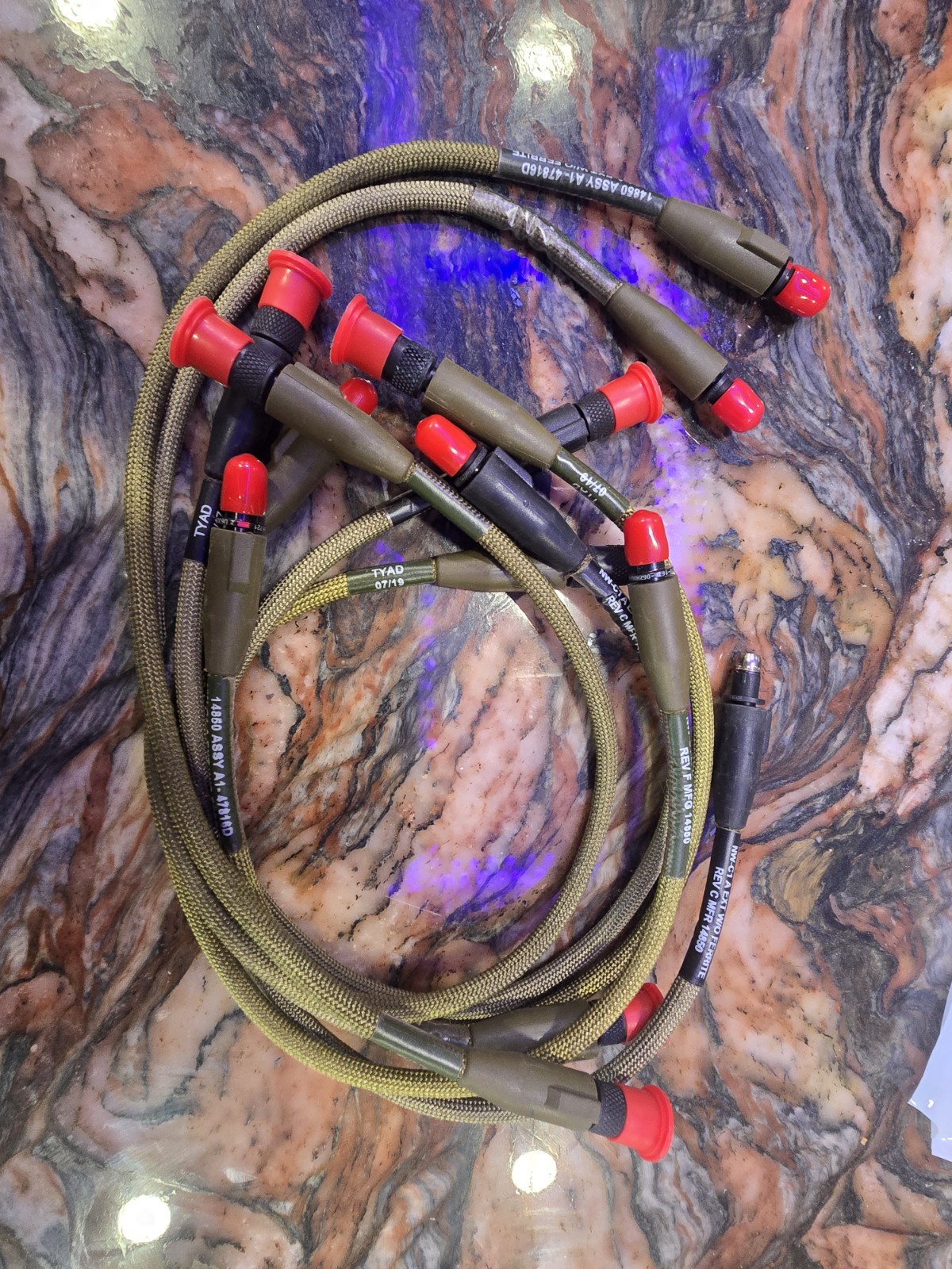 US ARMY TYAD SPECIAL PURPOSE CABLE ASSEMBLY 14850 ASSY A1-47816D NW-C1 A EXT