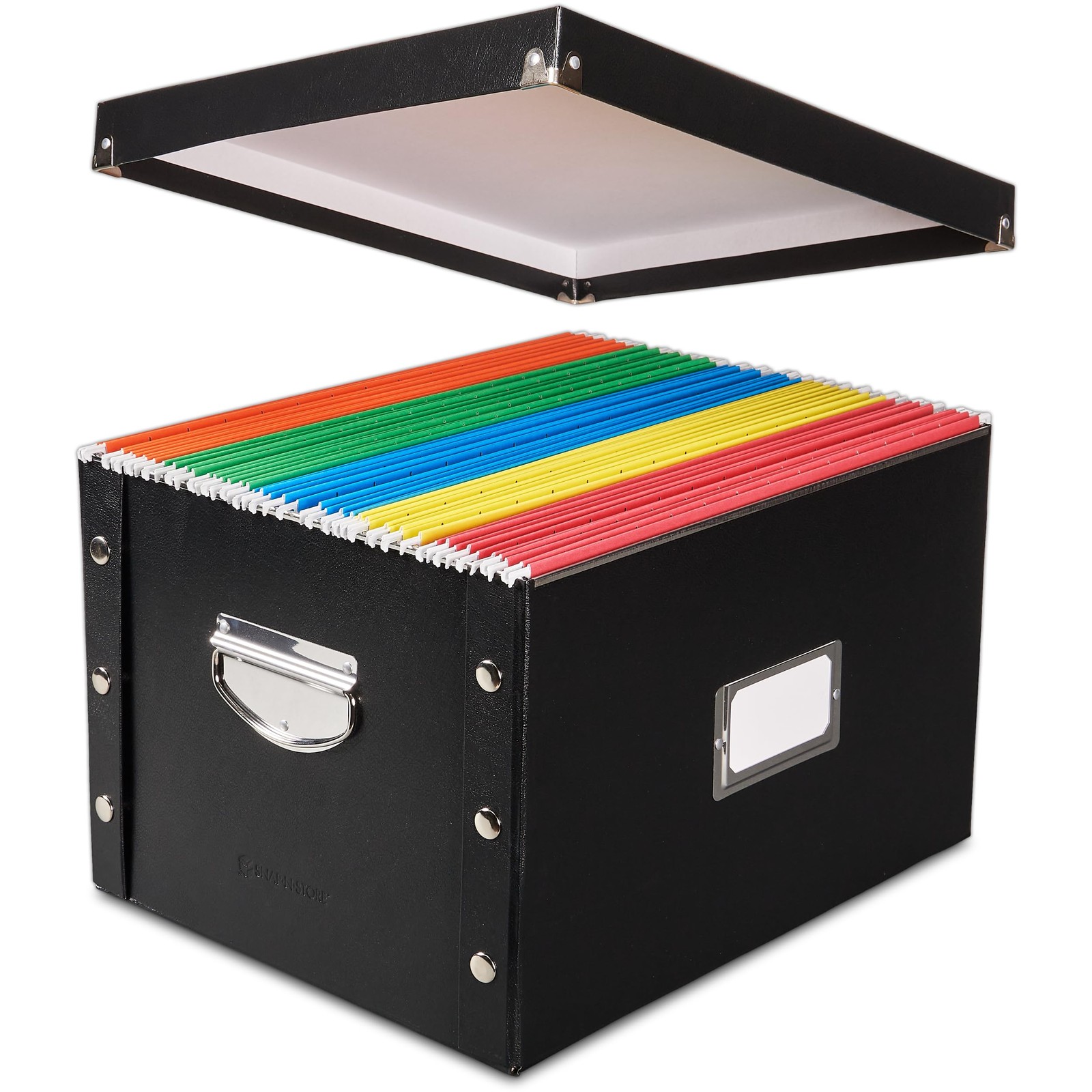File Storage Box & Organizer - 1 Pack - 16.125 x 13.125 x 9.875 Inch Letter/L...